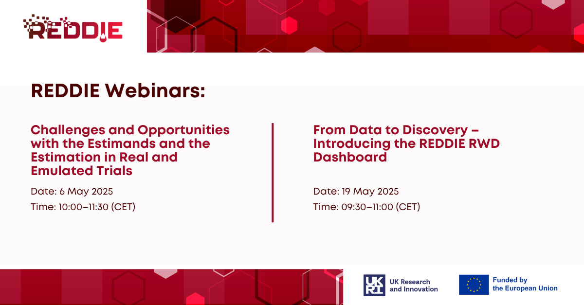 REDDIE Project Launches Webinar Series on Real-World Data and Emulated Trials